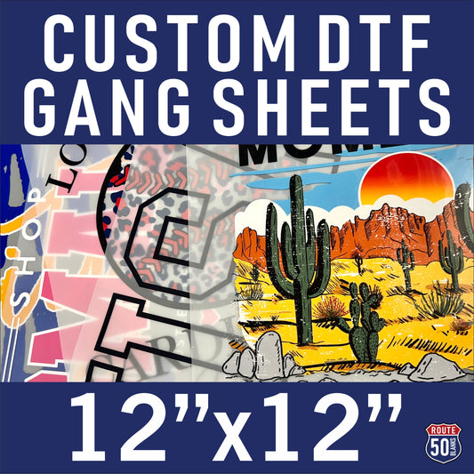 Custom 12"x12" DTF Sheet