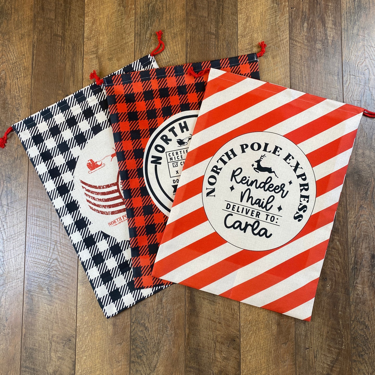 Santa Sack | Red Buffalo Plaid