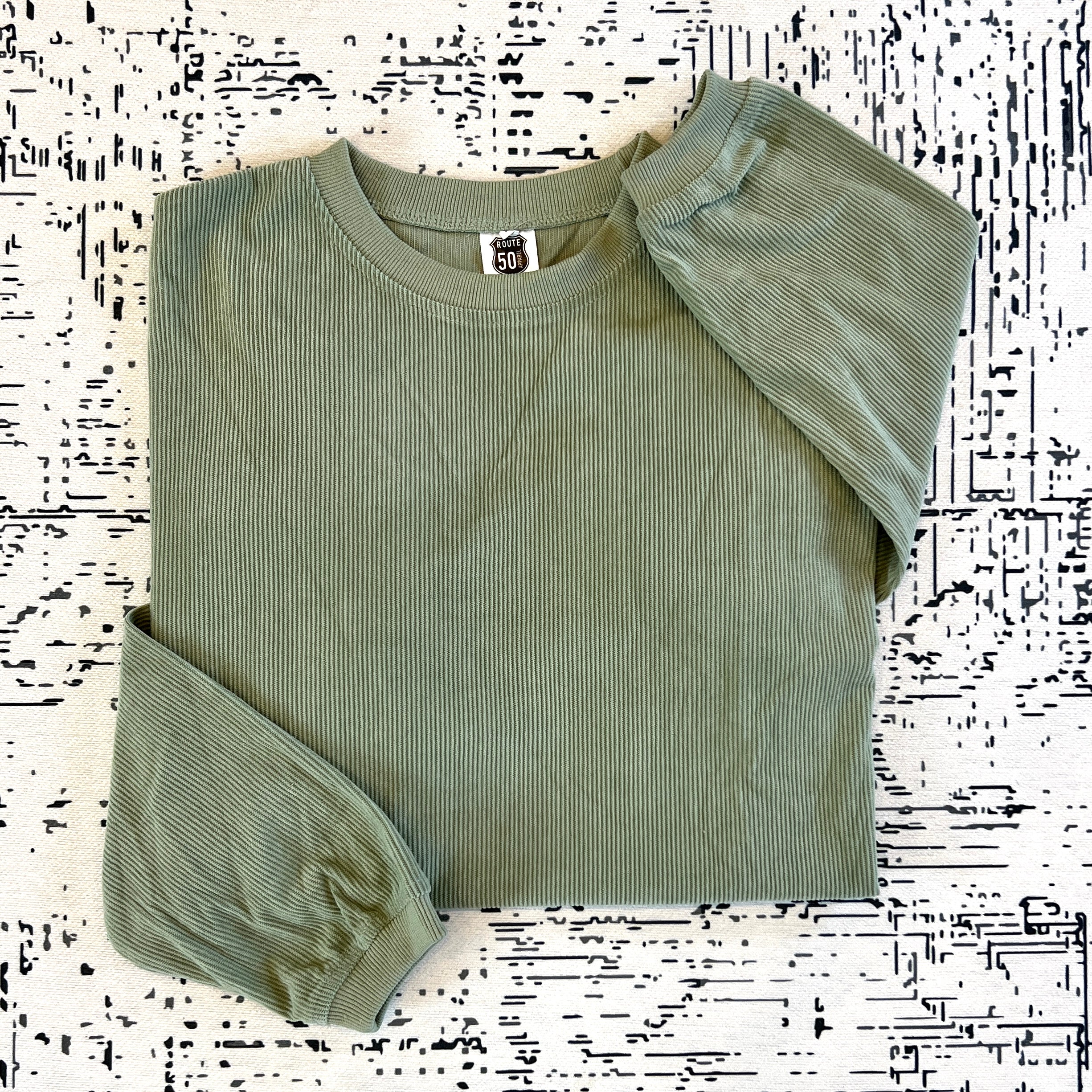 CLEARANCE: Apache Willow - Corded Crew Neck 5055 – Route 50 Blanks