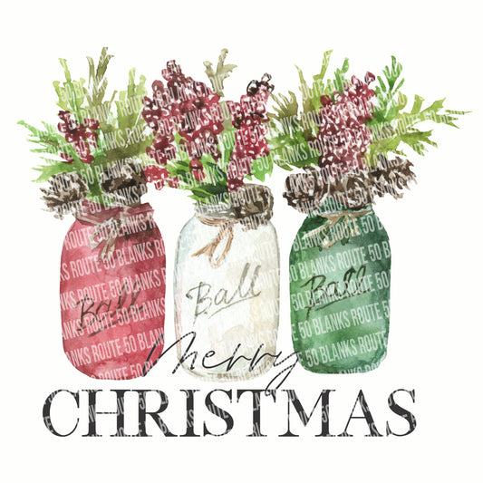 Mason Jar Christmas Digital Download