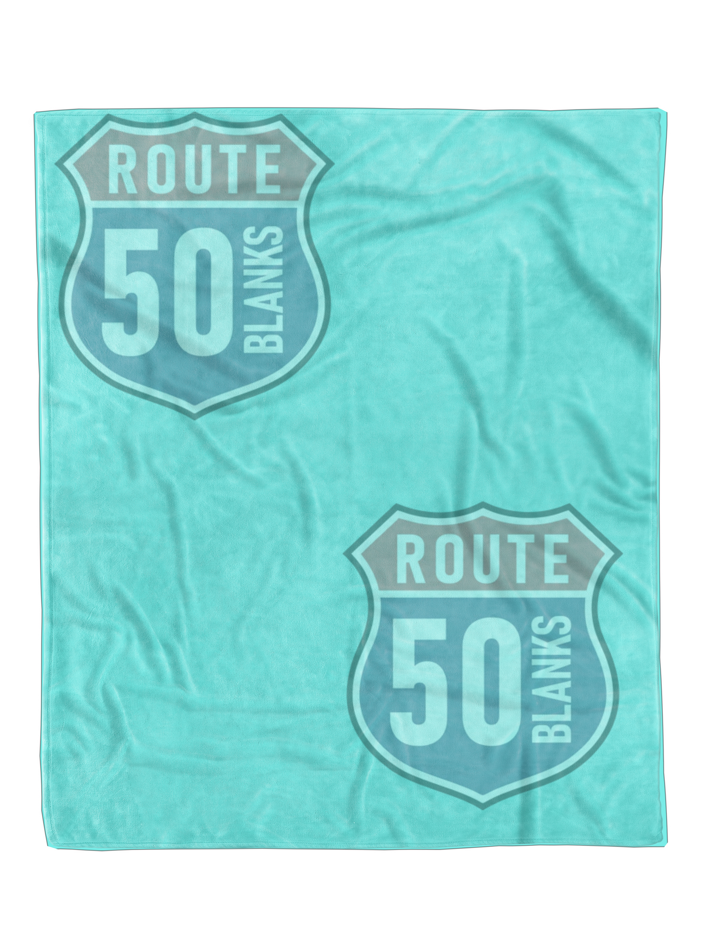 Minky Blanket - TEAL - Blank Mock-Up Digital Download