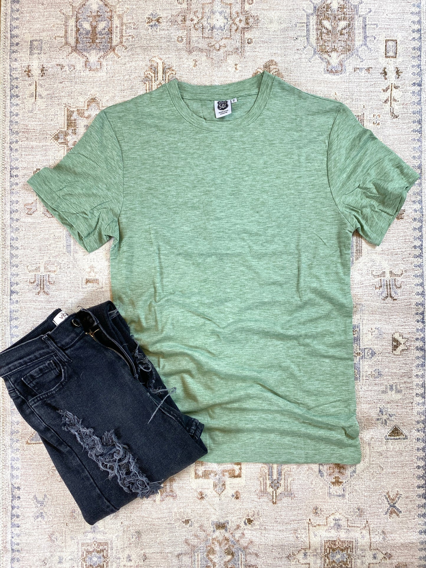 Greendale Fir - Heather Unisex Crew 5035