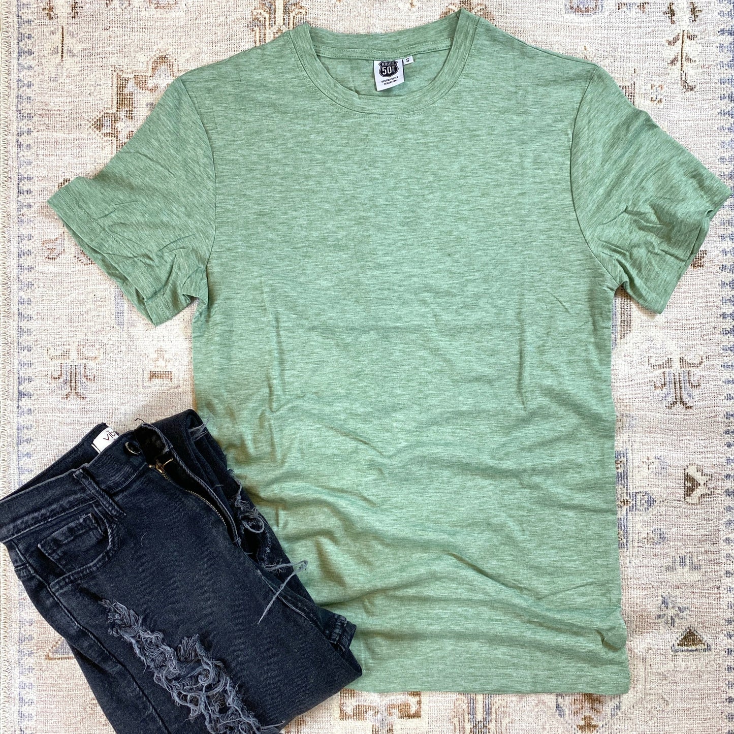 Greendale Fir - Heather Unisex Crew 5035