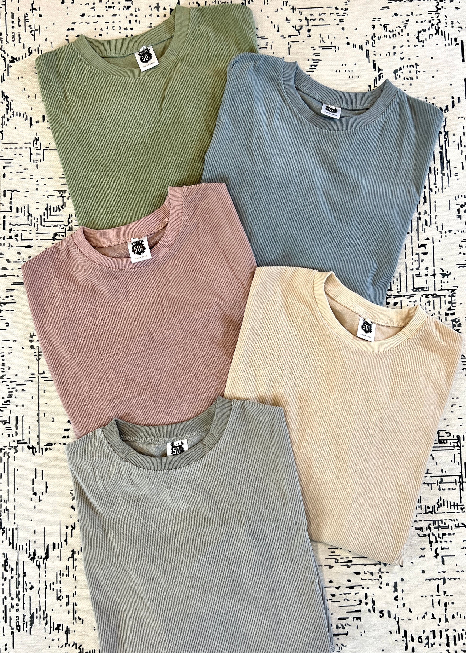 CLEARANCE: Apache Willow - Corded Crew Neck 5055 – Route 50 Blanks