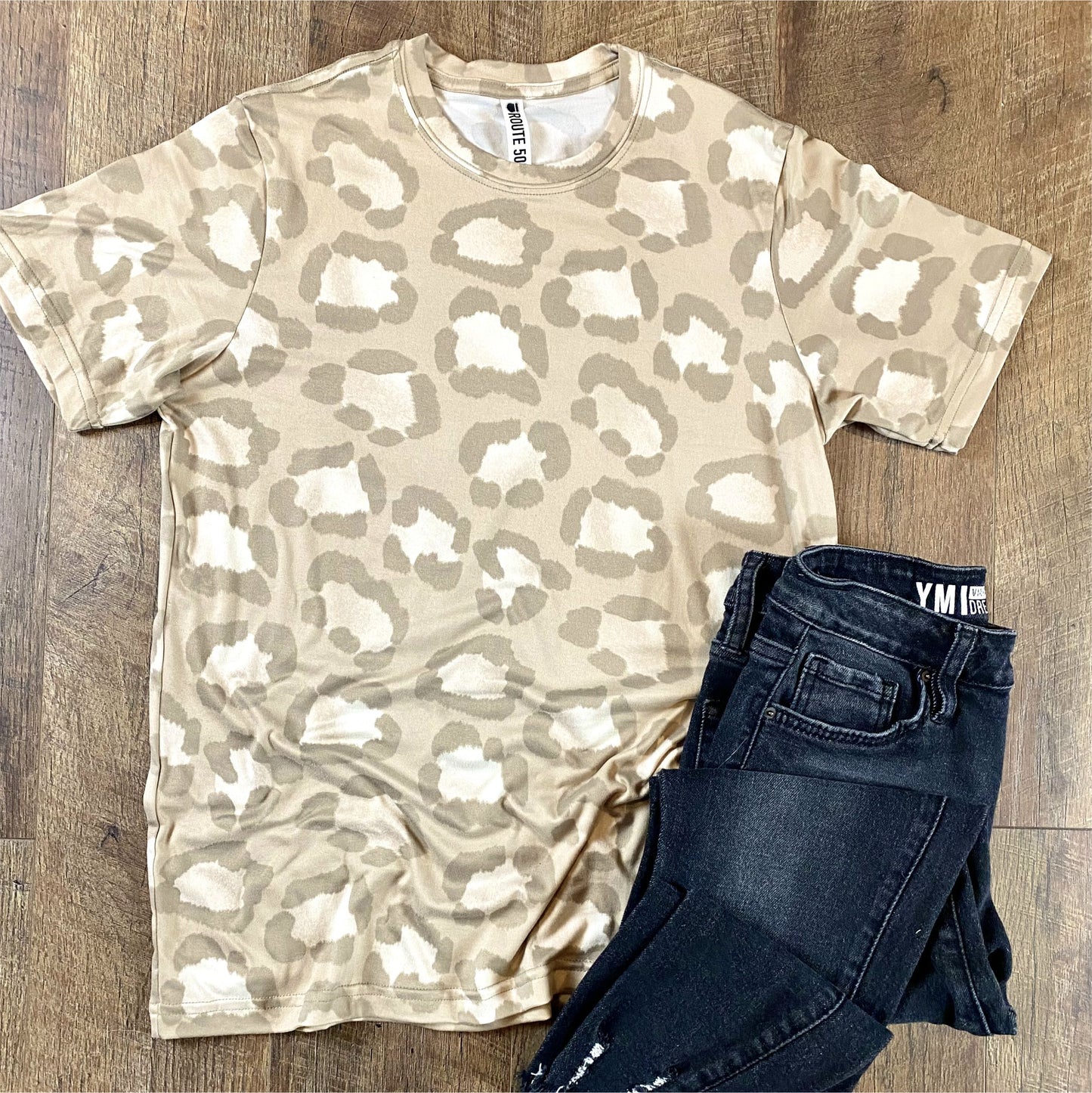 Luka Leopard - Ultra Soft Patterned Unisex Crew 5011