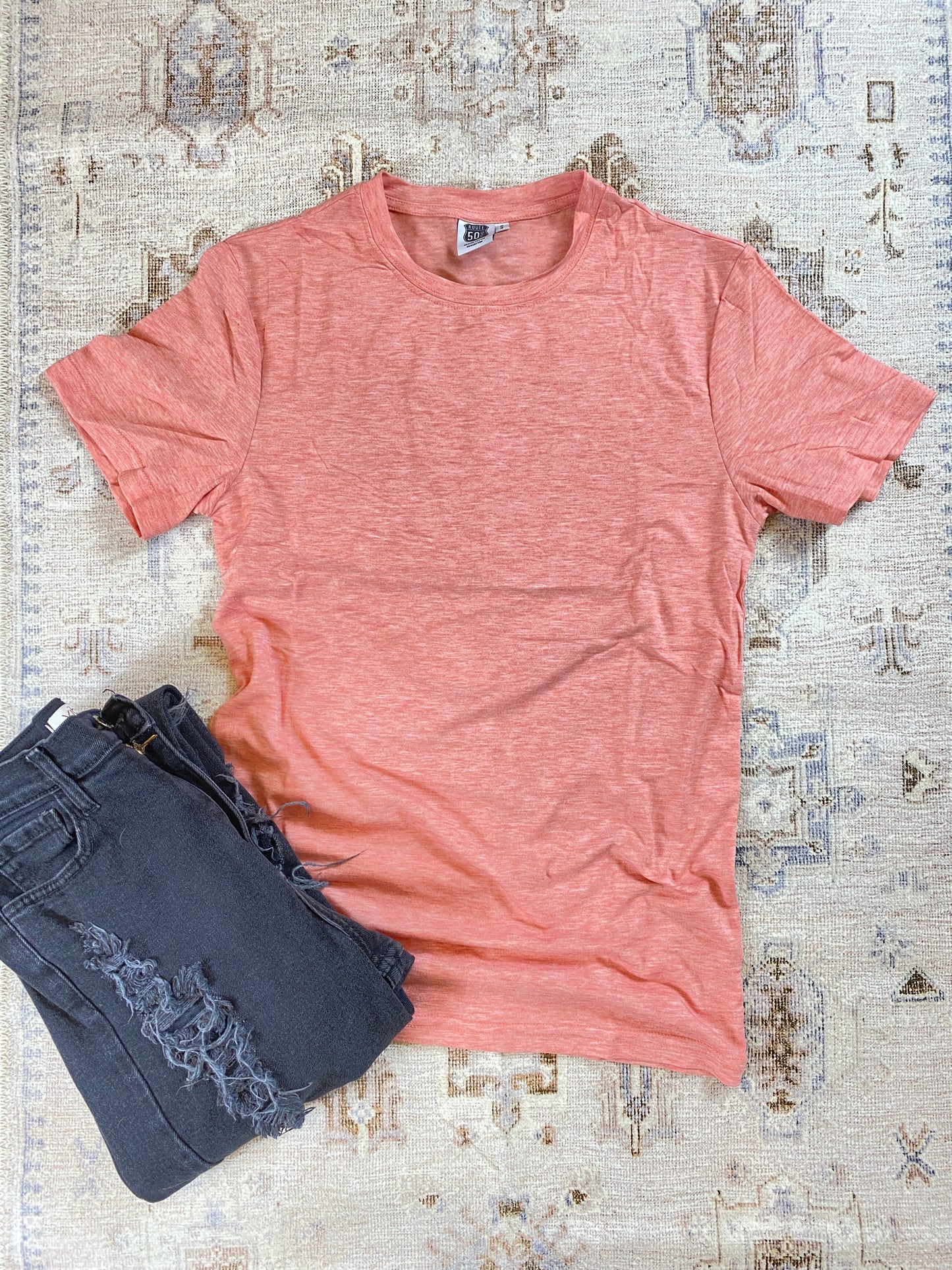 Freedom Red - Heather Unisex Crew 5035